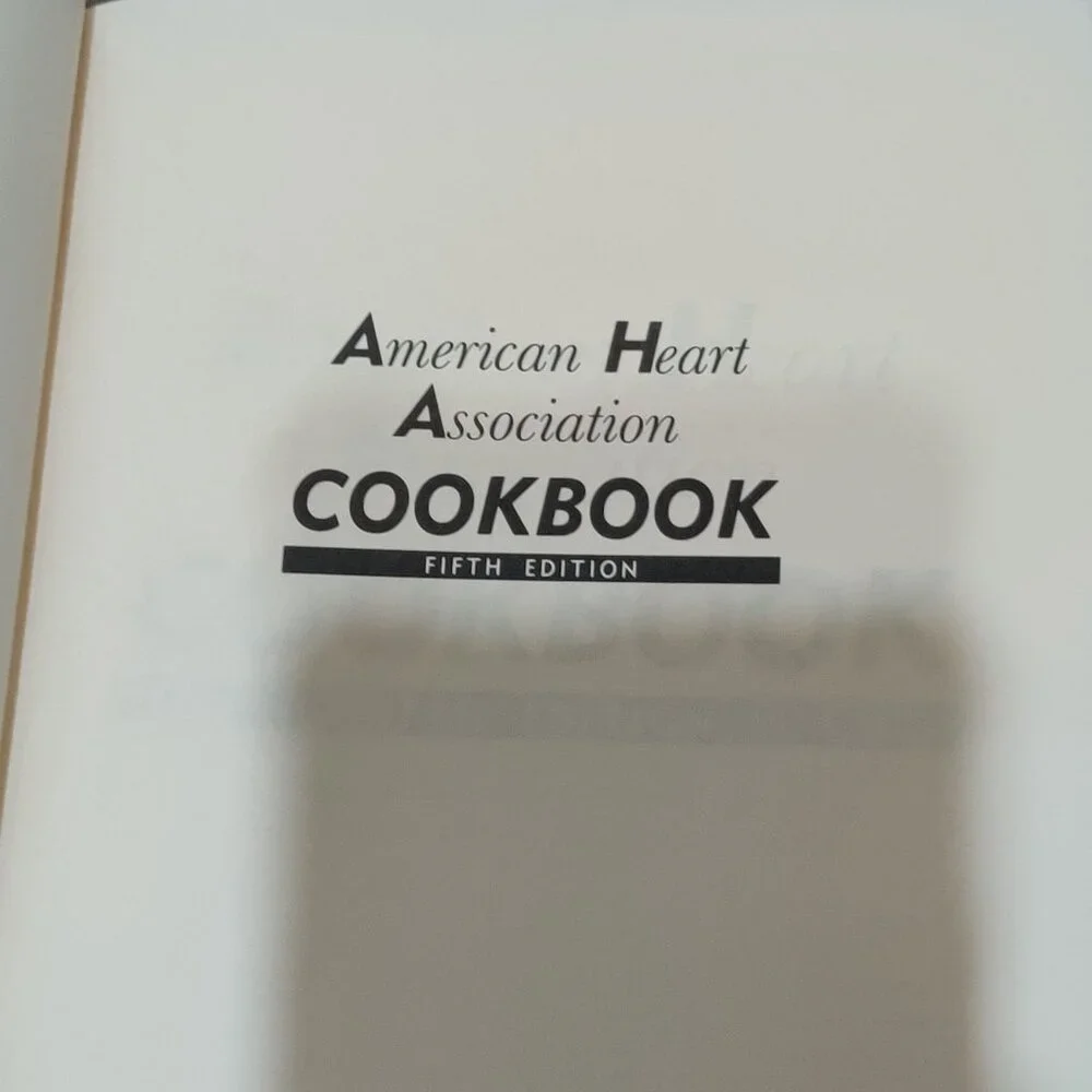 American Heart Association Cookbook 5th Edition 1991 Vintage Hardcover Revised